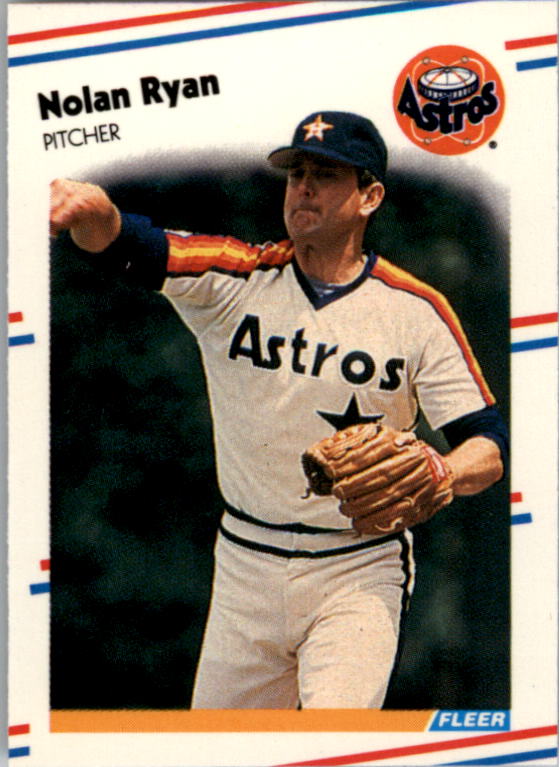 1988 Fleer Mini Baseball Cards 079      Nolan Ryan